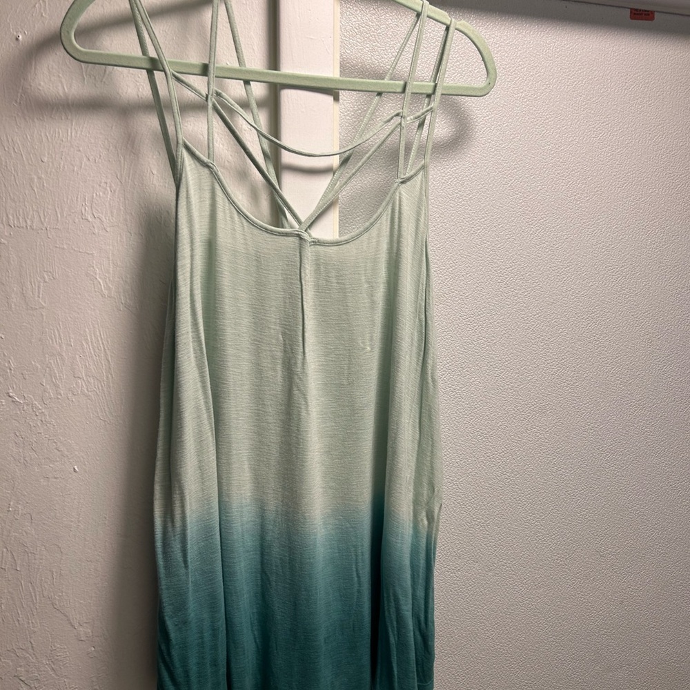 Ombre Green Women's Top